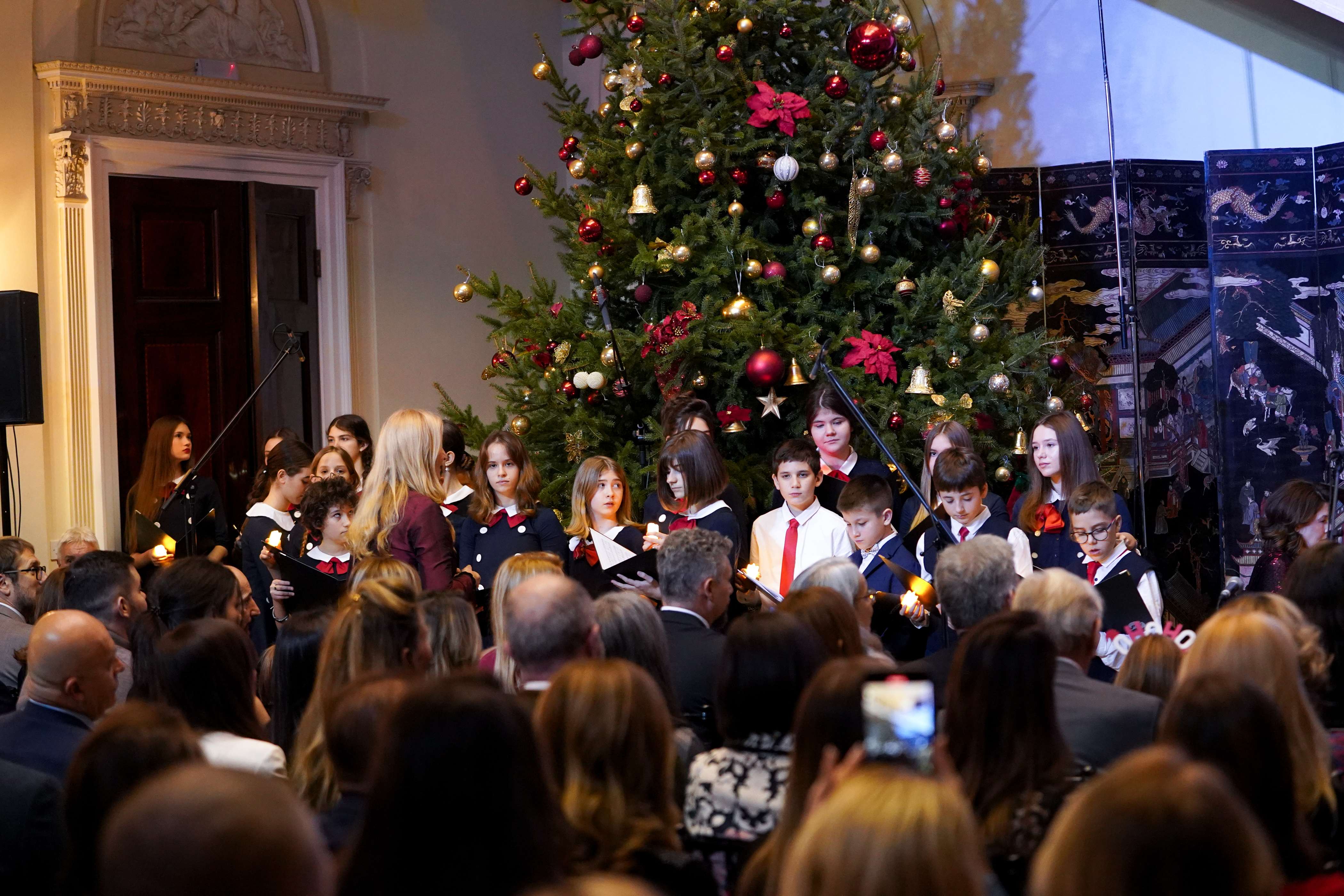 CHRISTMAS CAROLS & RECEPTION