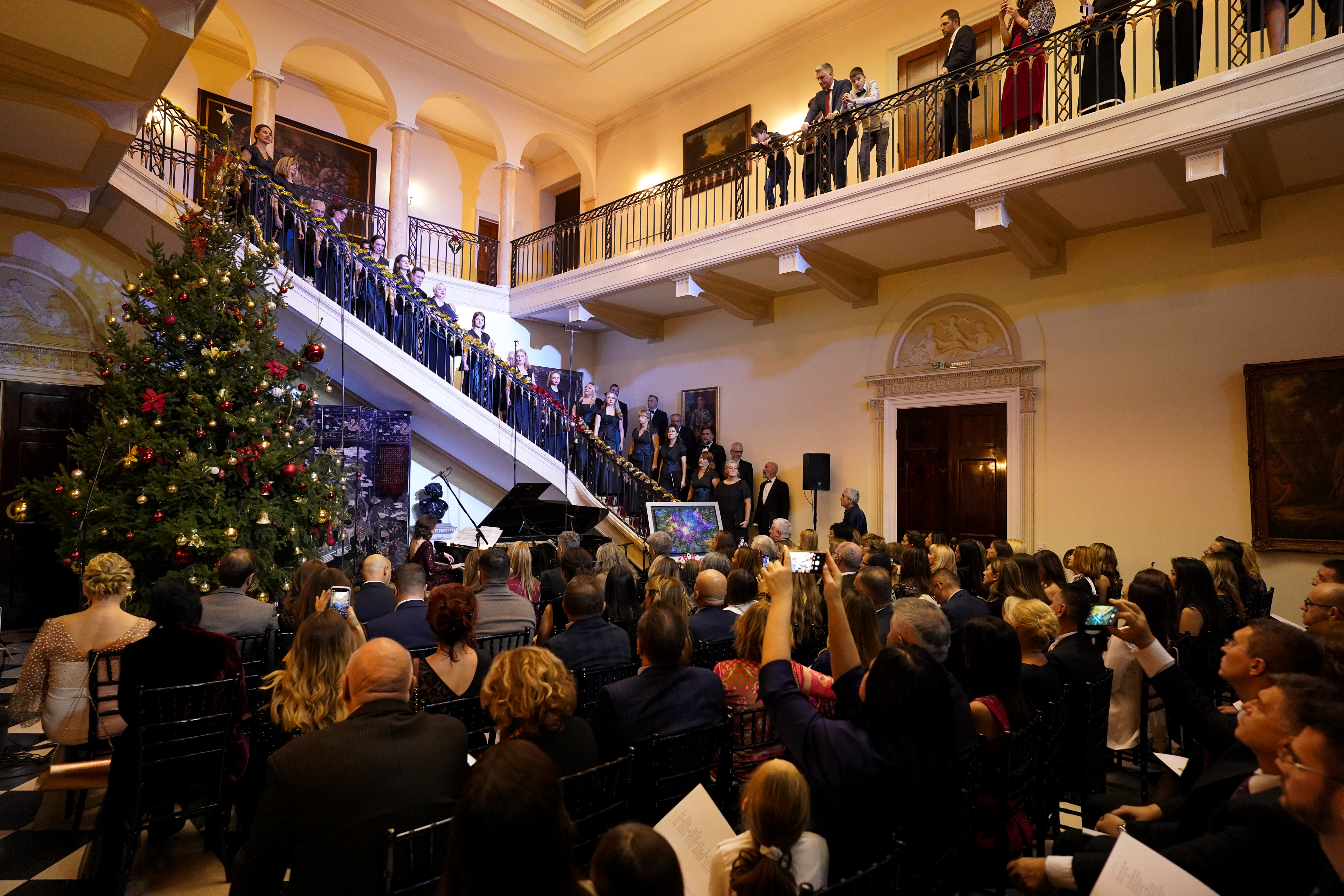 CHRISTMAS CAROLS & RECEPTION