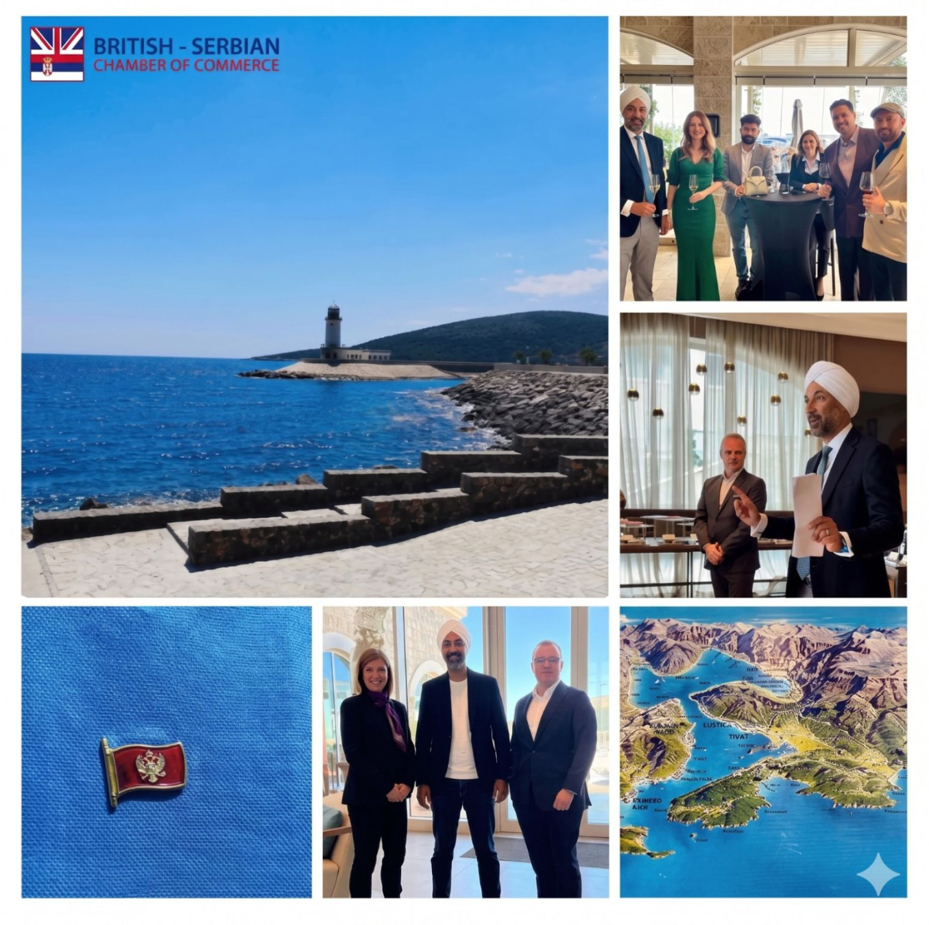 Reception at Chedi Lustica Bay: Serbia, Montenegro & the UK Business Community - April 30 