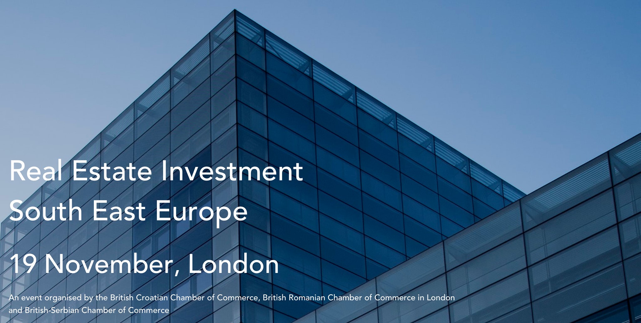 Save the date: November 19 Real Estate Investment South-East Europe Conference 